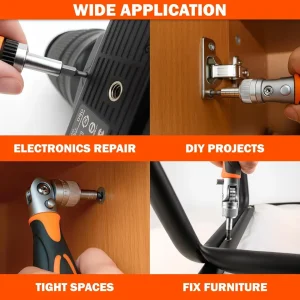 68 in 1 Precision Screwdriver Set with 60 Magnetic Torx and Phillips Bits Repair Tool Kit Ideal for Glasses Phone Perfect Gift - Image 4