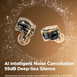 Wireless Earbuds Bluetooth Headphones SoundPEATS H3 Wireless Bluetooth Earbuds Hybrid 3 Driver HiFi 55dB Adaptive ANC Headphones with LDAC AptX Lossless Hi-Res Audio - Image 3