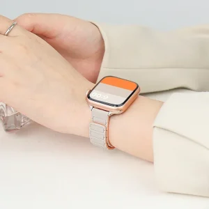 Women Slim Silicone Strap Magnetic Strap For Apple Watch S11 10 46/42mm 45mm 44 38mm 40mm 41mm 42mm iWatch SE 9 8 7 6 5 4 3 2 1 - Image 4