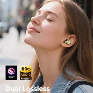 Wireless Earbuds Bluetooth Headphones SoundPEATS H3 Wireless Bluetooth Earbuds Hybrid 3 Driver HiFi 55dB Adaptive ANC Headphones with LDAC AptX Lossless Hi-Res Audio - Image 5