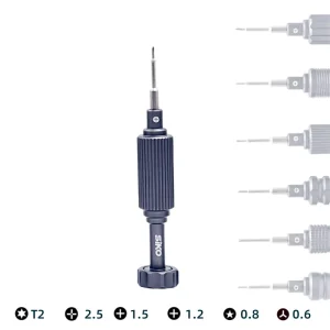6 In 1 SK-L1 High Hardness Screwdriver Kit Convex Cross Torx T2 Y0.6 Pentalobe Phillips For Phone Watch Repair Opening Too - Image 3