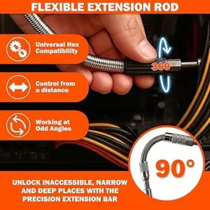 68 in 1 Precision Screwdriver Set with 60 Magnetic Torx and Phillips Bits Repair Tool Kit Ideal for Glasses Phone Perfect Gift - Image 5