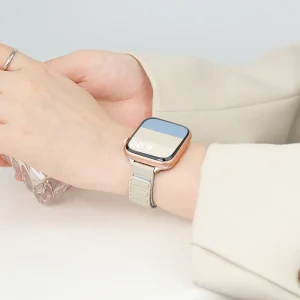Women Slim Silicone Strap Magnetic Strap For Apple Watch S11 10 46/42mm 45mm 44 38mm 40mm 41mm 42mm iWatch SE 9 8 7 6 5 4 3 2 1 - Image 5