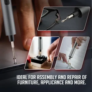 75 in 1 Precision Electric Screwdriver Set Cordless Magnetic Repair Tool Box with LED Light for PC iPhone Camera Watch Glasses - Image 5