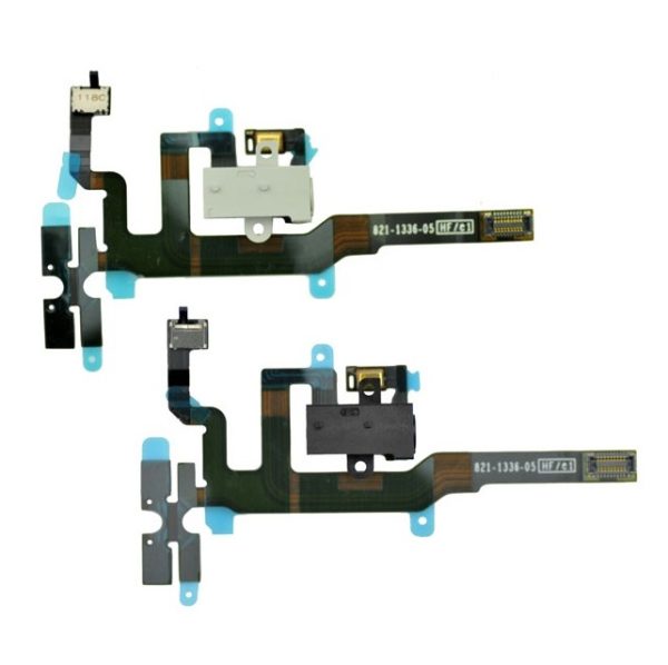 Headphone Audio Jack Flex Cable For iphone 4S – Black /White