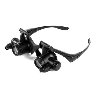 10X 15X 20X 25X Watch Repair Magnifying Glasses Eyewear Magnifier Loupe with LED 9892GJ - Image 9