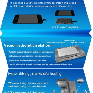 LCD Separator Machines Replace LCD Touch Panel Digitizer Glass 3.5-7 inch # YMJ