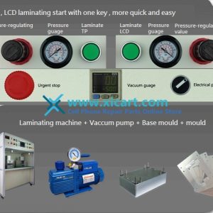 YMJ Vacuum OCA Lamination Machine with Clean Room for LCD Touch Screen Glass Refurbishing (Double station)