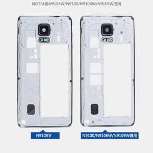 Middle Frame Housing With Rear Camera Lens Replacement For Samsung Galaxy Note 4 N9100 N9106W N9108V N9109W N910F/U - Image 12