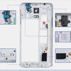 Middle Frame Housing With Rear Camera Lens Replacement For Samsung Galaxy Note 4 N9100 N9106W N9108V N9109W N910F/U - Image 10