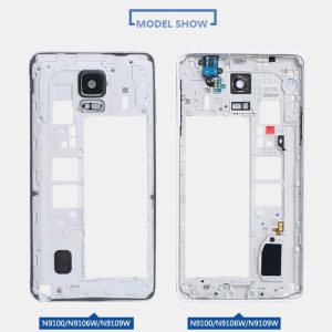 Middle Frame Housing With Rear Camera Lens Replacement For Samsung Galaxy Note 4 N9100 N9106W N9108V N9109W N910F/U - Image 8
