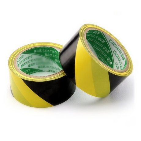 PVC Yellow-Black Warning Labels Stickers Floor Tape – 48mm*30m