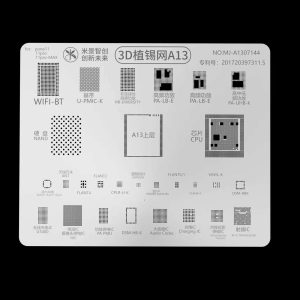 3D BGA Reball Stencil Kits A8 A9 A10 A11 A12 A13 Solder tin plate for iPhone 3D BGA planting Stencil - Image 9