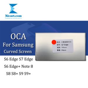 50pcs - OCA Film Optical Clear Adhesive Double-side Sticker for Samsung Curved Screen, Thickness: 150um # S6 Edge Plus / S7 Edge / S8 / S9 / S10 / S20 / Note 8 9 10 20  / Plus / Ultra - Image 10