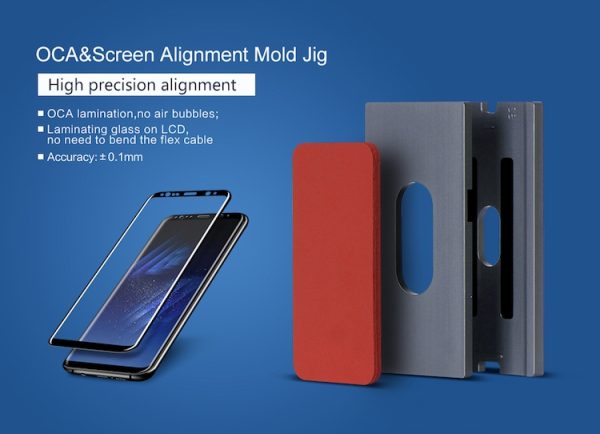 OCA Film Installation and Laminating Mold for Samsung S6 Edge / S6 Edge Plus / S7 Edge / S8 / S8 Plus / Note8 /S9 / S9 Plus