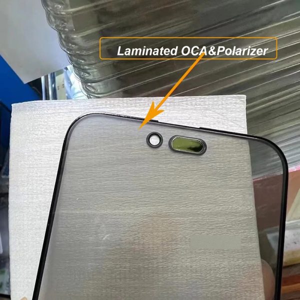 Front Glass Replacement With OCA Polarizer Film Pre-installed For iPhone 14 Pro Max 14PRO LCD Touch Screen Repair