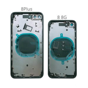 Back Cover Rear Housing with Glass & Side Buttons for iPhone 8 / 8 Plus