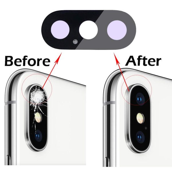 2PCS/SET Rear Camera Glass Lens for iPhone 6 6s 6Plus 6sPlus 7 7Plus 8 8 Plus X XR XS XS Max