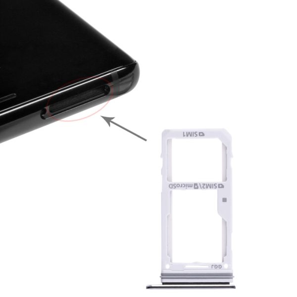 Dual / Single SIM Card Tray & Micro SD Card Tray for Galaxy Note 8