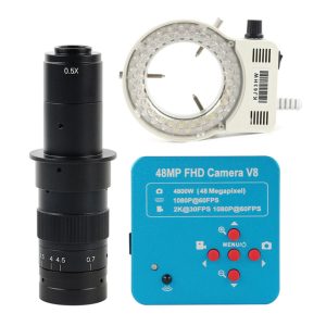 1080P 60FPS 2K 4800W 48MP HDMI USB 16G TF Industrial Electronic Digital Video Microscope Camera Magnifier For Phone PCB Repair - Image 5