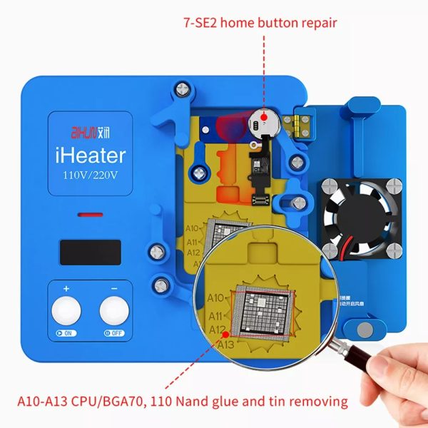 JC iHeater FACE ID Pre-heating Station Thermostat Platform Plate for iPhone X-13 Pro Max Motherboard Fixture