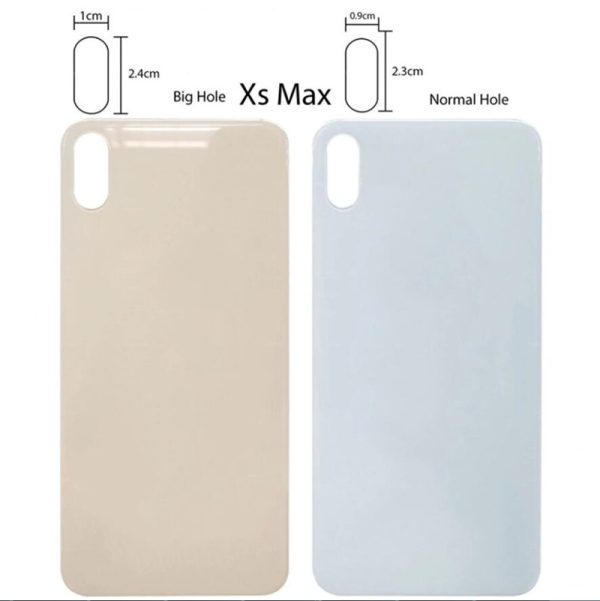 Back Battery Cover Rear Glass Replacement Parts for iPhone Xs Max (6.5 inch)