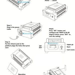 Built-in Vacuum LCD Separator Machine for LCD Max 7 inch Glass Removing #MT