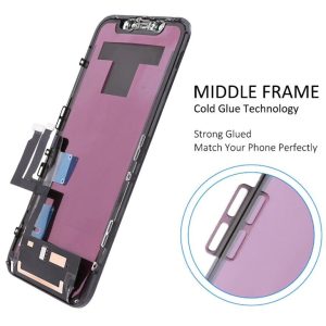 Complete LCD Screen Assembly with Bezel for iPhone XR - Image 3
