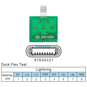 Dock Flex Test Board Battery Power Charging Dock Flex Easy Testing Board for iPhone / Lightning / Android / Micro / Type-C