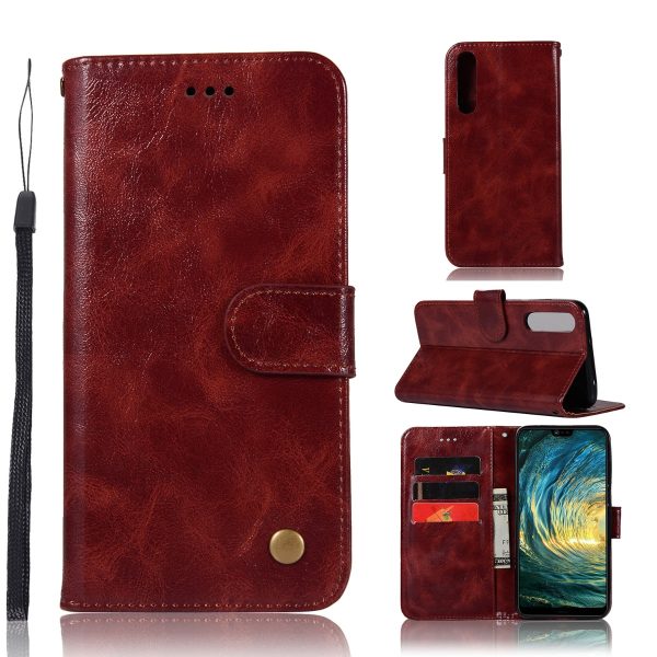 Retro PU Leather Flip type Phone Case For LG