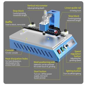 JC Aixun Screen Hard Disk CPU Touch IC Mainboard CHIP Grinder For Mobile Phone Maintenance Professional Grinding Machine Tool