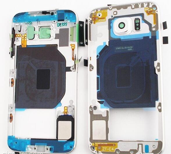 For Samsung Galaxy S6 SM-G920F G920 Middle frame housing Repair parts mid cover