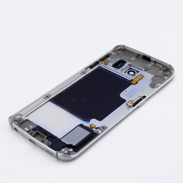 For Samsung Galaxy S6 Edge Back Mid Middle Frame Rear Housing Cover Bezel S6edge Replacement part repair parts