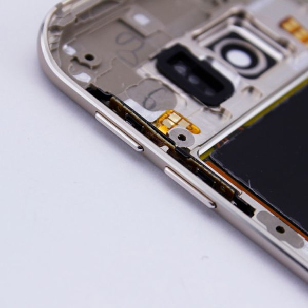For Samsung Galaxy S6 Edge Back Mid Middle Frame Rear Housing Cover Bezel S6edge Replacement part repair parts