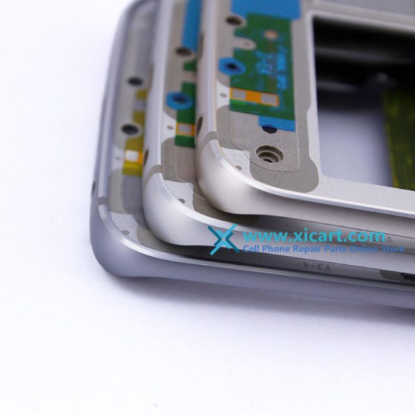 For Samsung Galaxy S6 Edge Back Mid Middle Frame Rear Housing Cover Bezel S6edge Replacement part repair parts