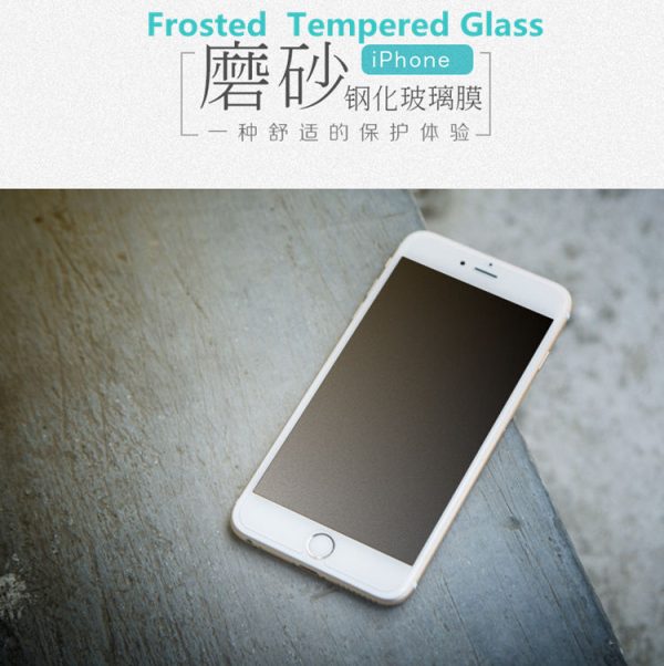 Non-Full Coverage Frosted Tempered GLass 0.26mm For iPhone 6-11Pro (Etched)