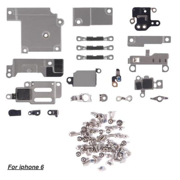 Full set screw Inner Accessories Inside Small Metal Parts Holder Bracket Shield Plat For iPhone