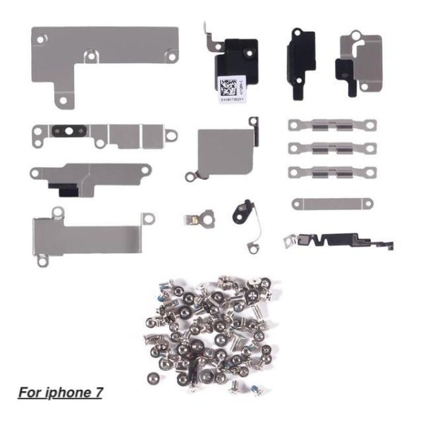 Full set screw Inner Accessories Inside Small Metal Parts Holder Bracket Shield Plat For iPhone