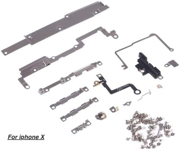 Full set screw Inner Accessories Inside Small Metal Parts Holder Bracket Shield Plat For iPhone