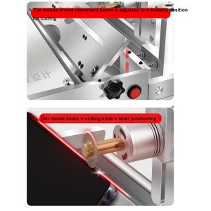Curved/Straight Screen Cutting Machine with Precision Infrared Location Inclined Edge Glass Cut Separator for iPhone Samsung