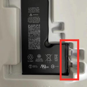 Black 100pcs Battery Protecion Sticker Battery Flex For Iphone X XS MAX 11 12 Pomax Replacement Top Cover Charging Insulation Film - Image 3