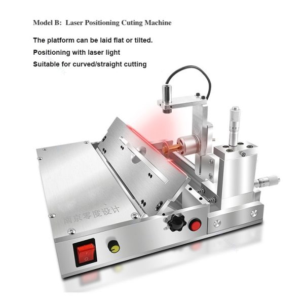 Curved/Straight Screen Cutting Machine with Precision Infrared Location Inclined Edge Glass Cut Separator for iPhone Samsung