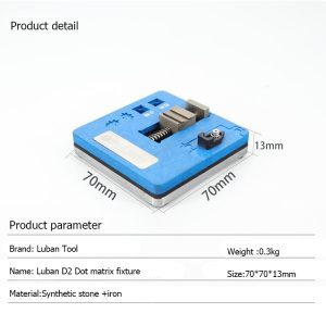 Luban D2 For iPhone X-12 Pro MAX FACE ID Repair IC Chip Repair Clamp Dot Matrix Projector Unverisal IC Fixture - Image 3