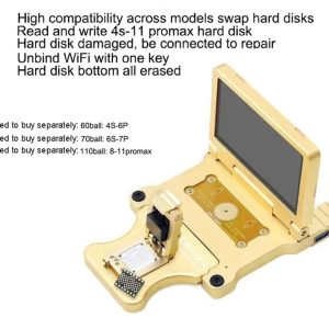 WL PRO 8000 NAND Programmer for IPHONE 4 5 6 7 8 PLUS X 11 PROMAX Battery Photosensitive Headset Data Line Tester #WL