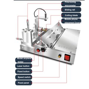 Curved/Straight Screen Cutting Machine with Precision Infrared Location Inclined Edge Glass Cut Separator for iPhone Samsung