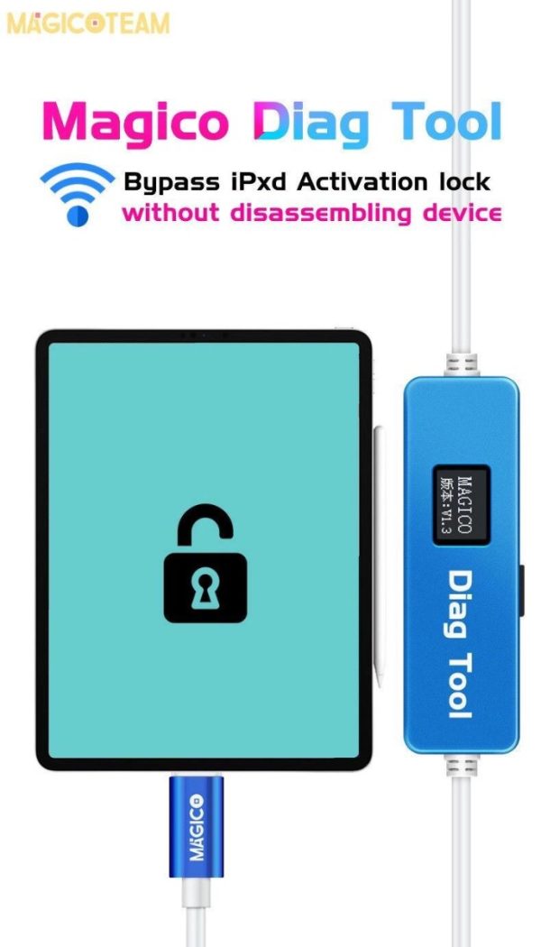 MAGICO DIAG TOOL One Button Purple Screen DFU Free iPad / iPhone Bottom Layer Repair and Unbind WiFi