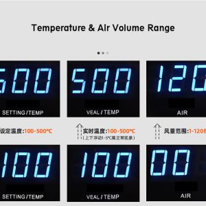 heat gun lead free hot air soldering station microcomputer temperature Rework Station #Sugon 8610DX