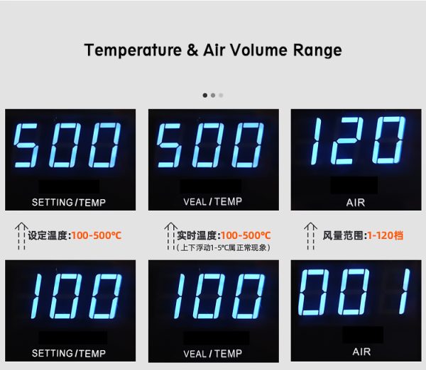 heat gun lead free hot air soldering station microcomputer temperature Rework Station #Sugon 8610DX