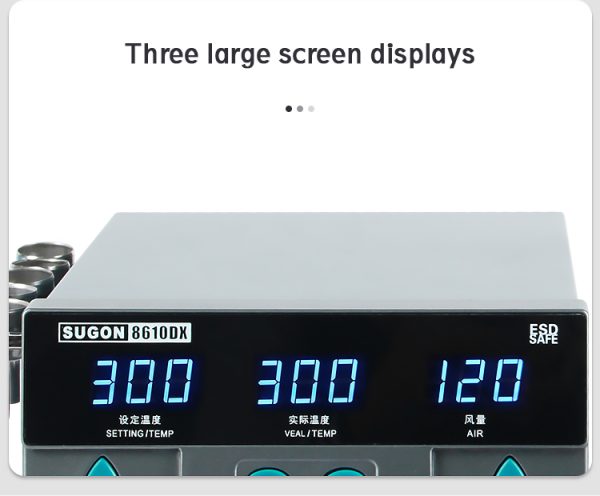 heat gun lead free hot air soldering station microcomputer temperature Rework Station #Sugon 8610DX
