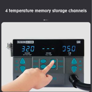 heat gun lead free hot air soldering station microcomputer temperature Rework Station #Sugon 8610DX